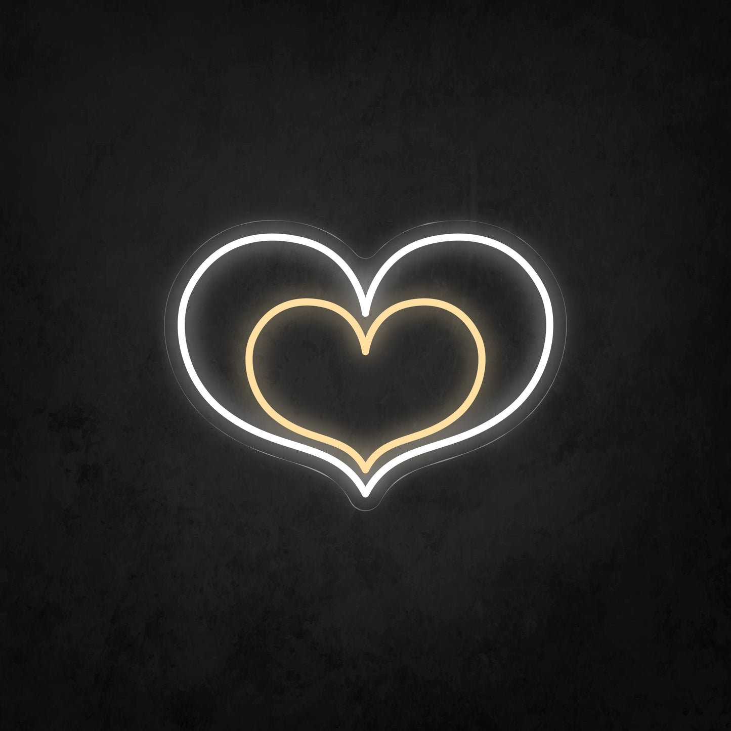LED Neon Sign - Double Heart