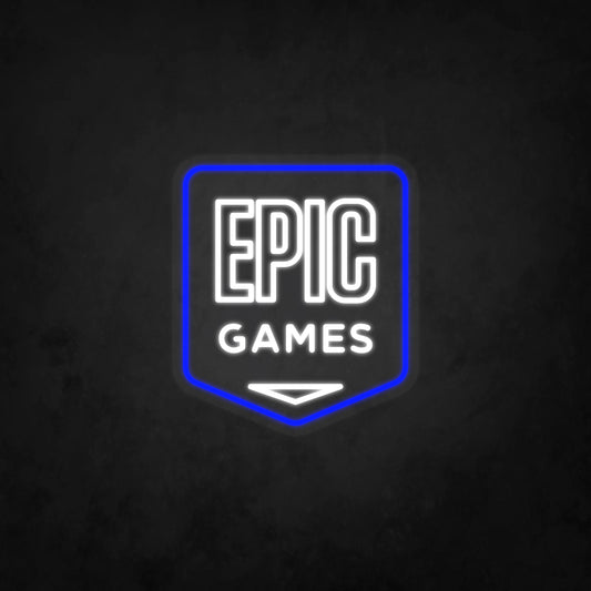 LED Neon Sign - EPIC Games Logo