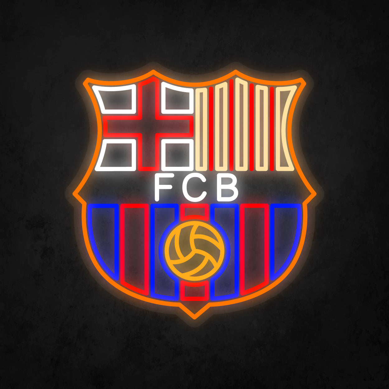 LED Neon Sign - FC Barcelona