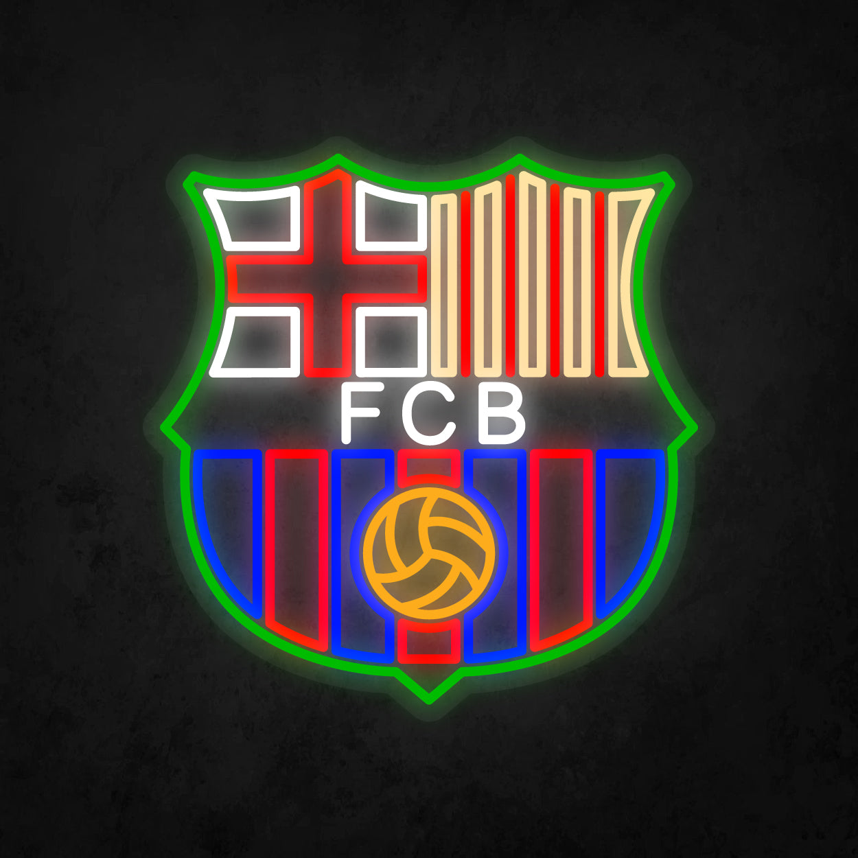 LED Neon Sign - FC Barcelona