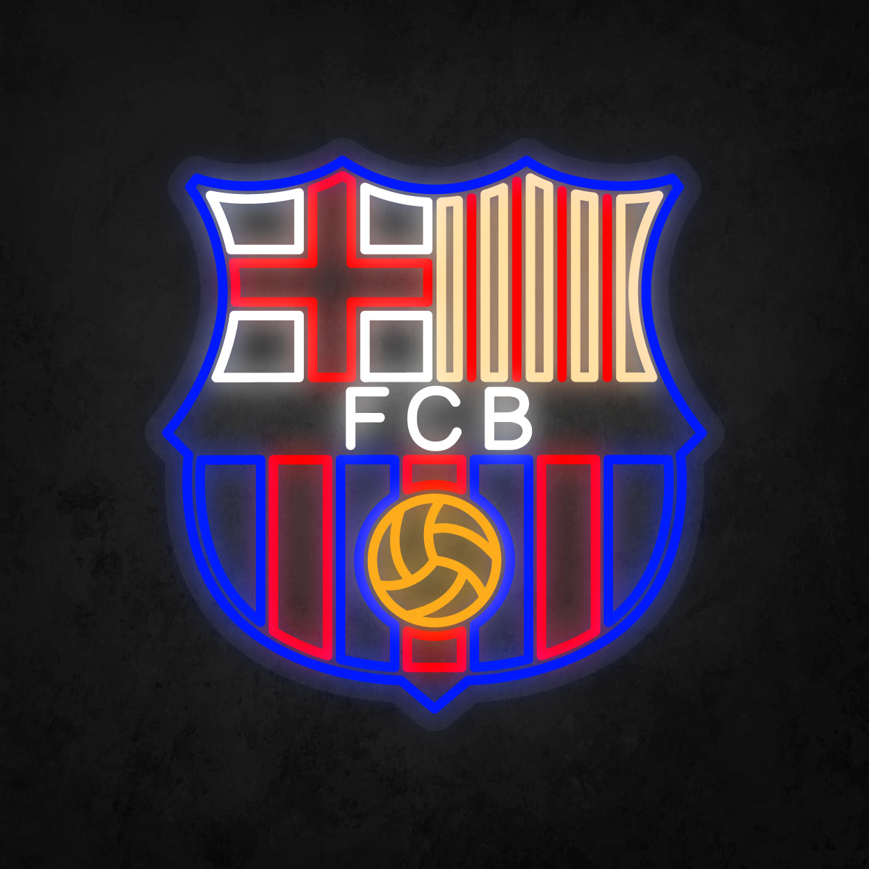 LED Neon Sign - FC Barcelona