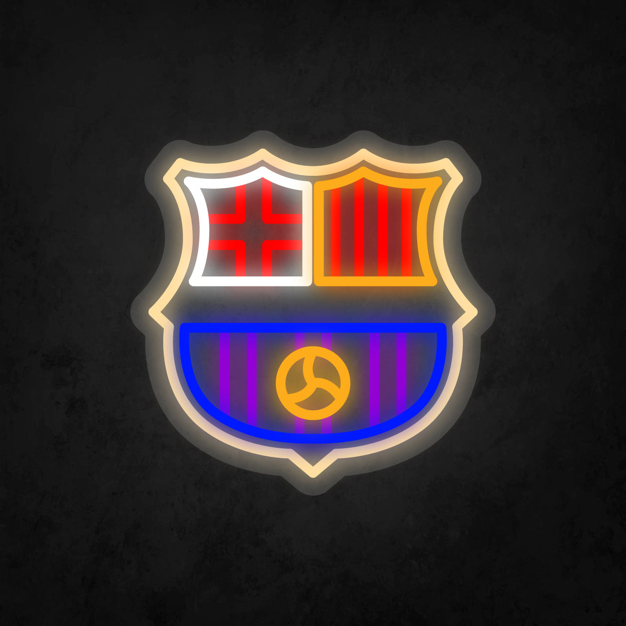 LED Neon Sign - FC Barcelona - Small