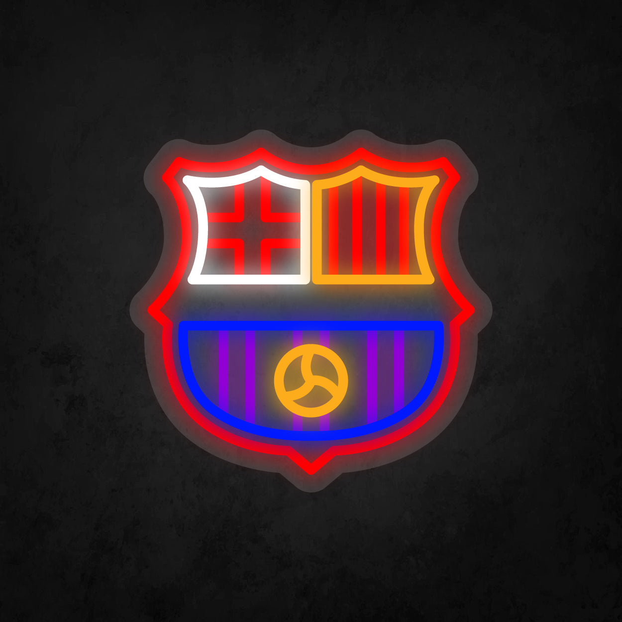 LED Neon Sign - FC Barcelona - Small
