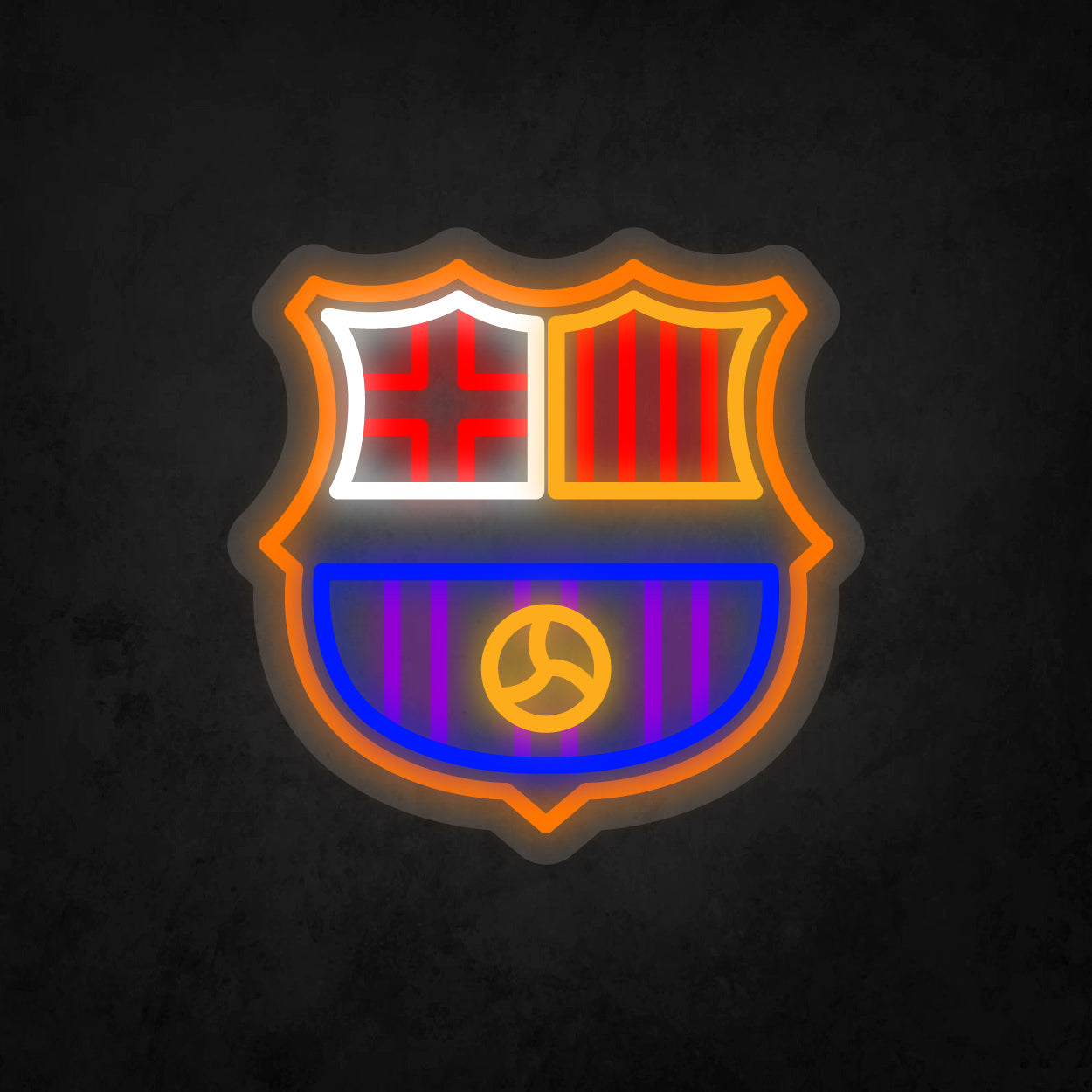 LED Neon Sign - FC Barcelona - Small
