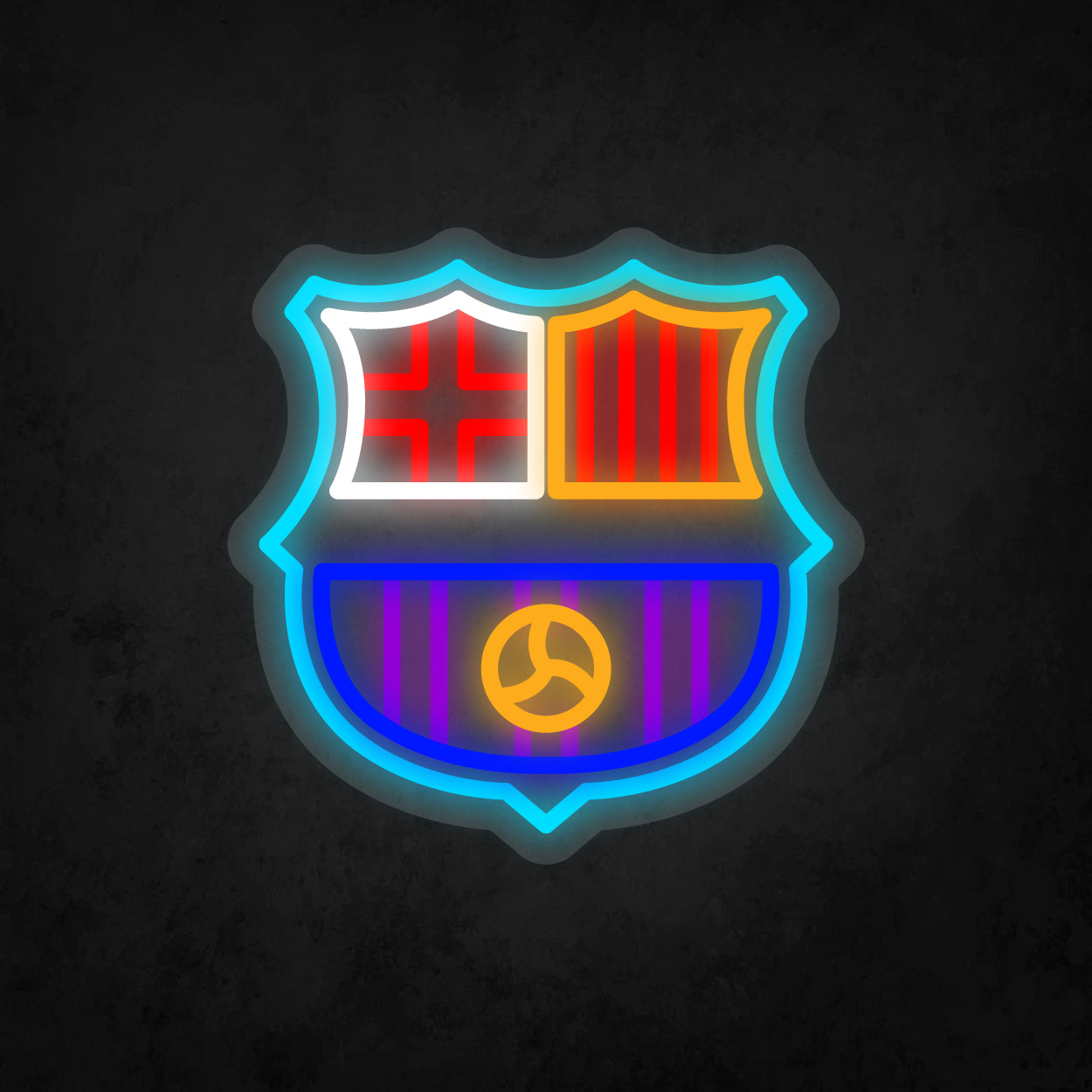 LED Neon Sign - FC Barcelona - Small