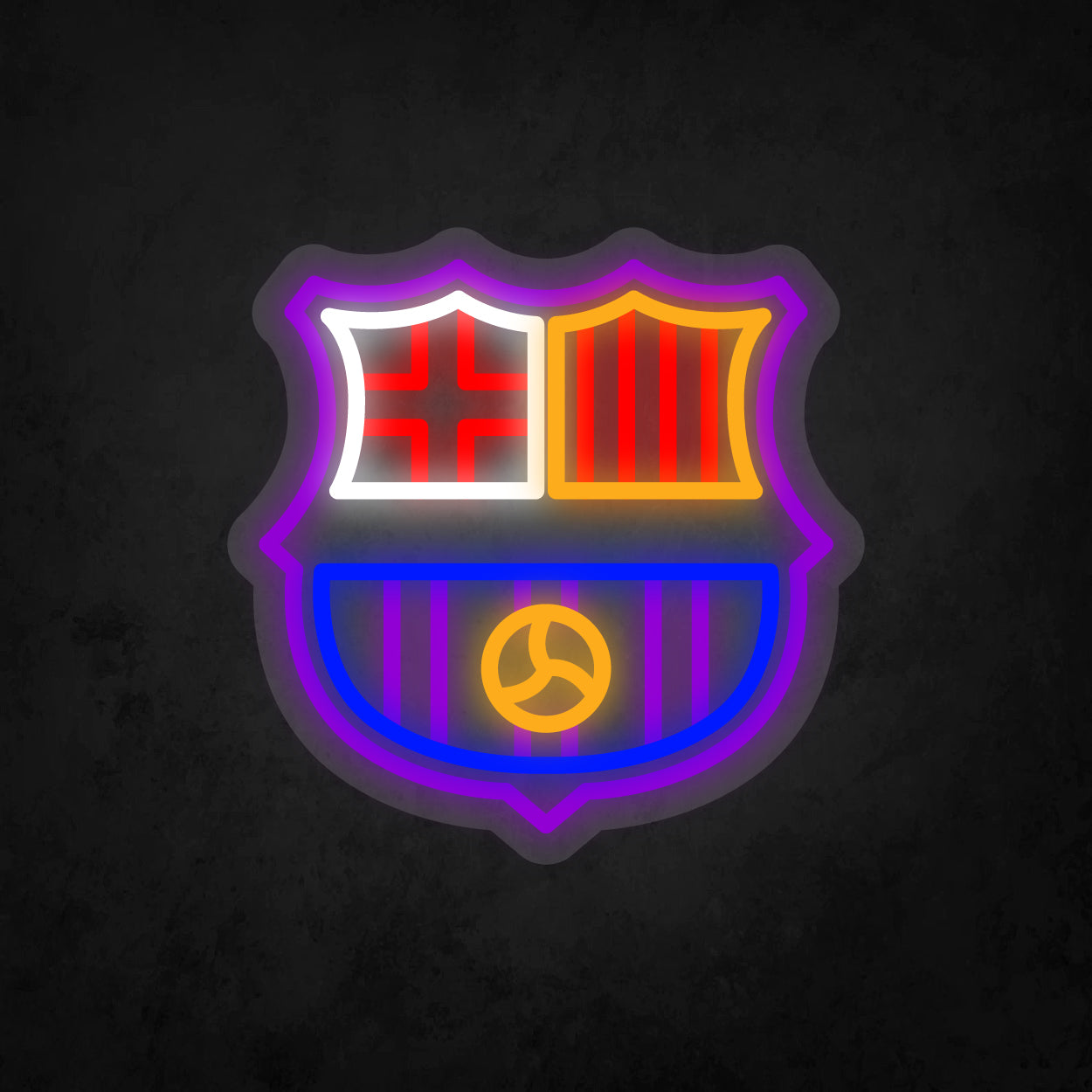 LED Neon Sign - FC Barcelona - Small