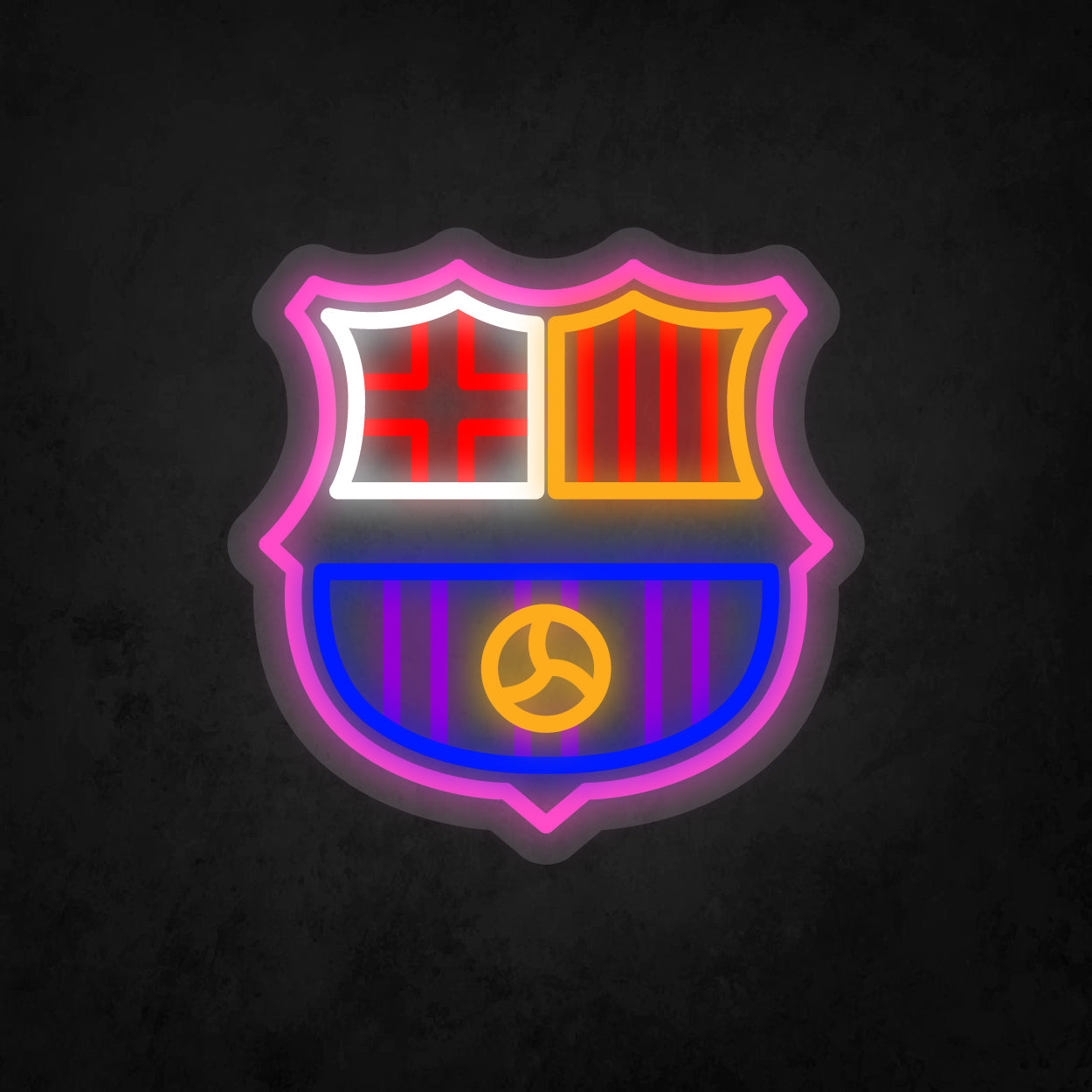 LED Neon Sign - FC Barcelona - Small