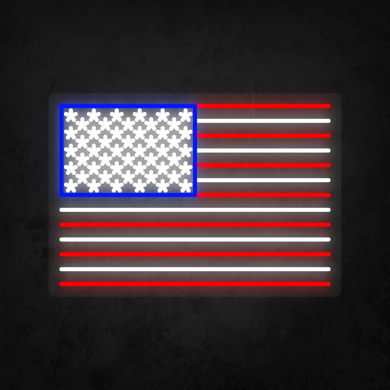 LED Neon Sign - Flag - US