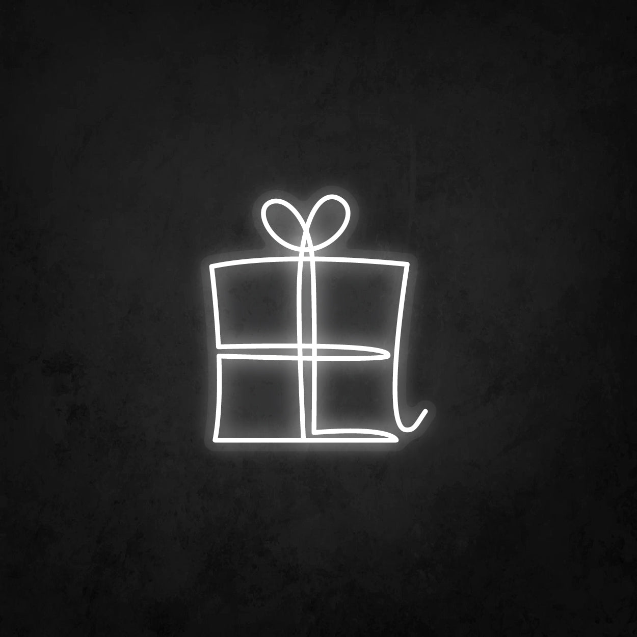 LED Neon Sign - Gift Box Single Color - Large