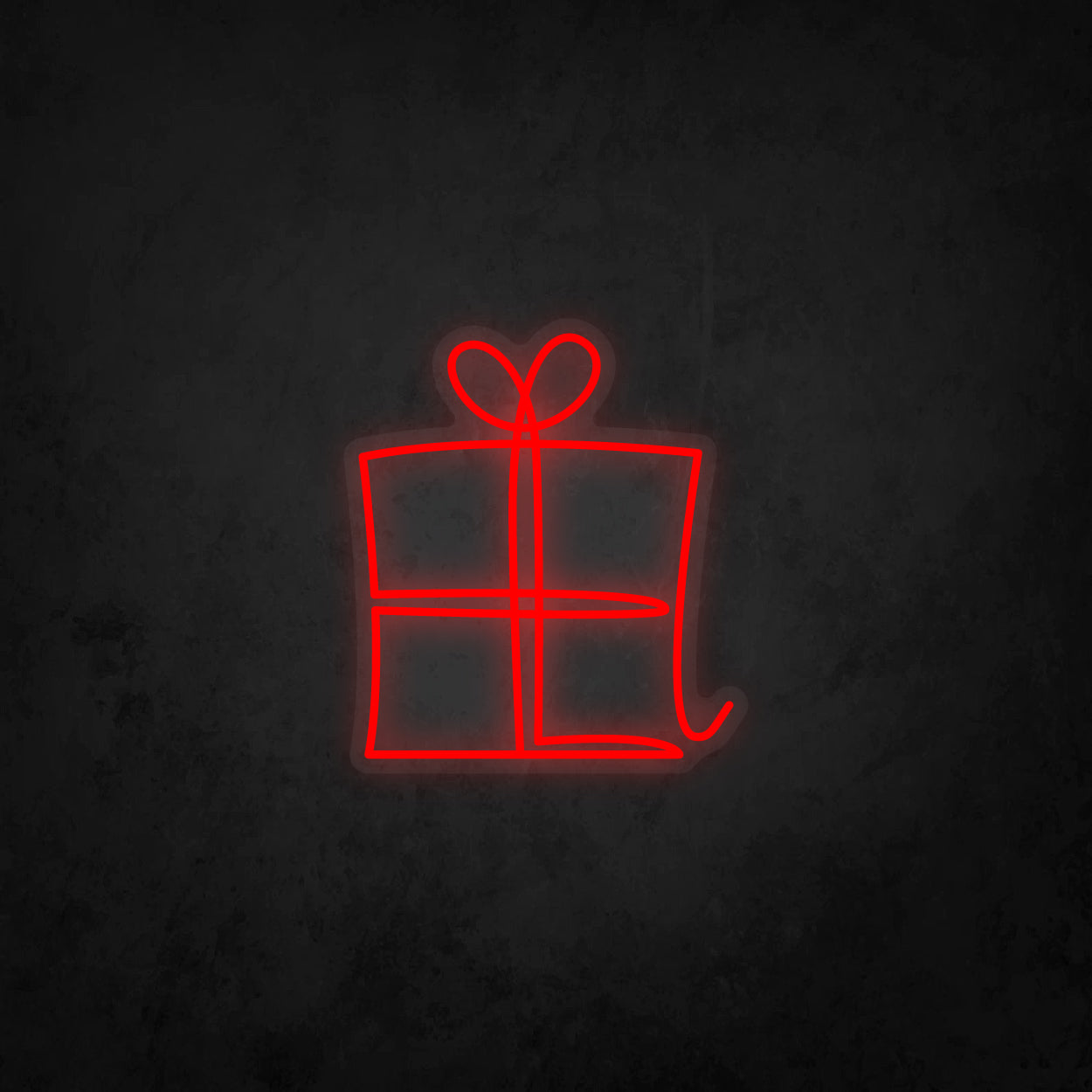 LED Neon Sign - Gift Box Single Color - Large