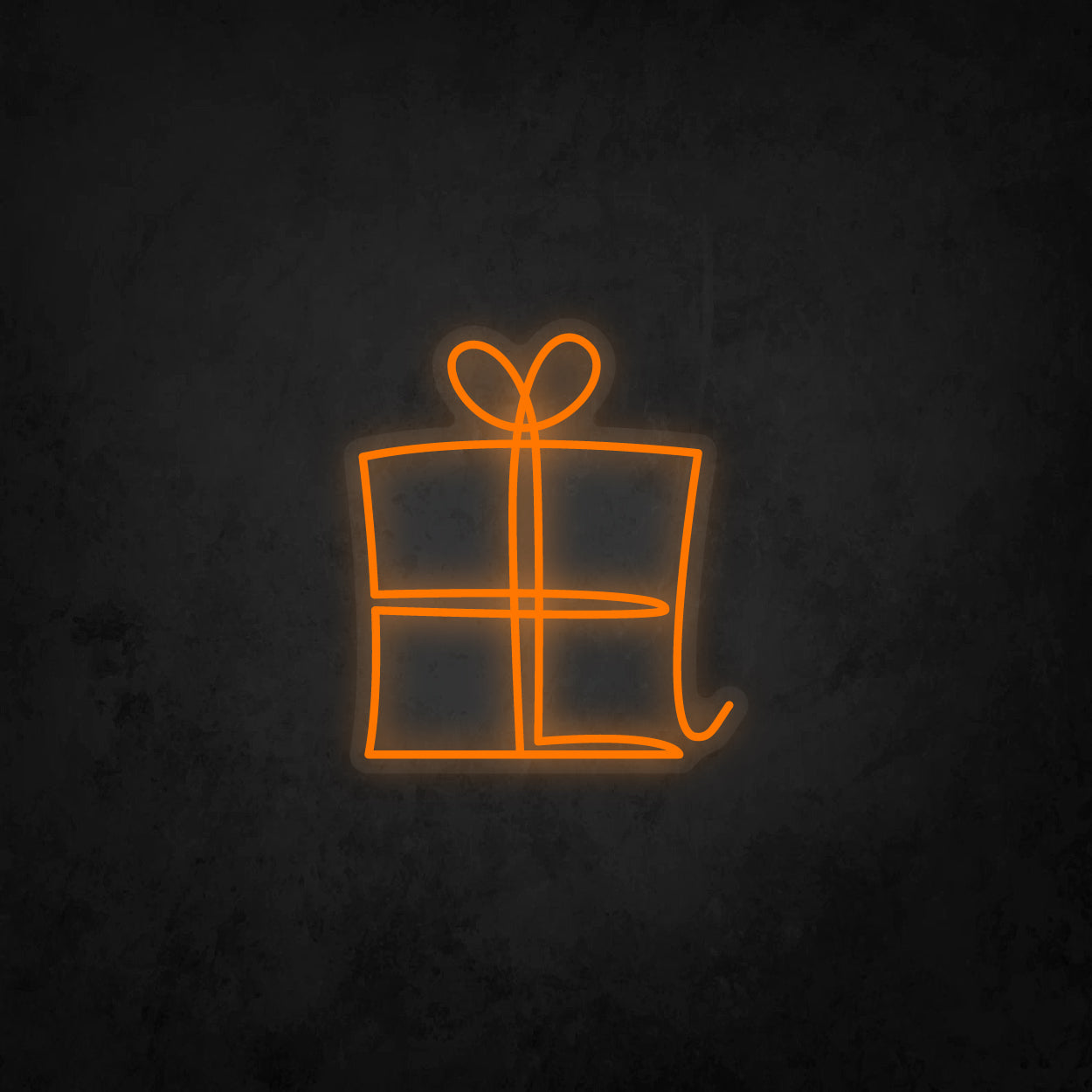 LED Neon Sign - Gift Box Single Color - Large