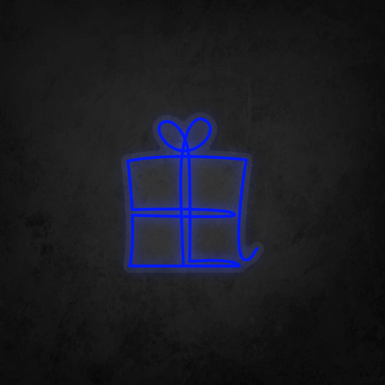 LED Neon Sign - Gift Box Single Color - Large