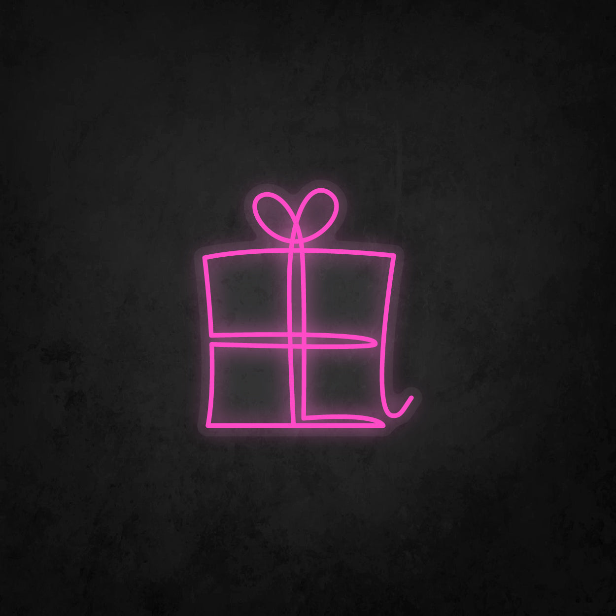 LED Neon Sign - Gift Box Single Color - Large