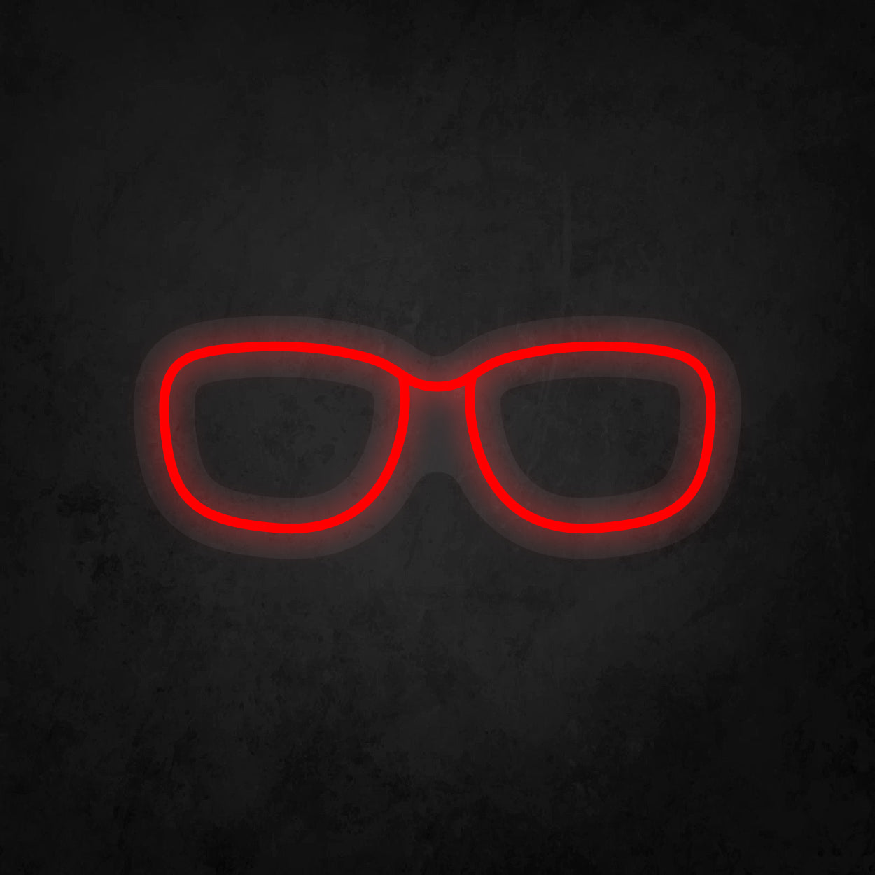 LED Neon Sign - Glasses Large