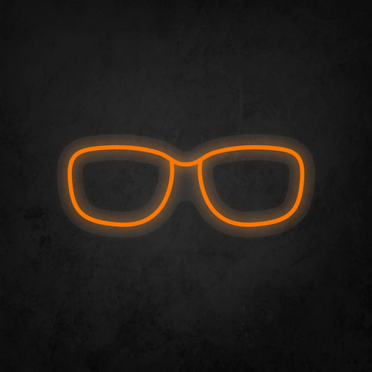 LED Neon Sign - Glasses Large