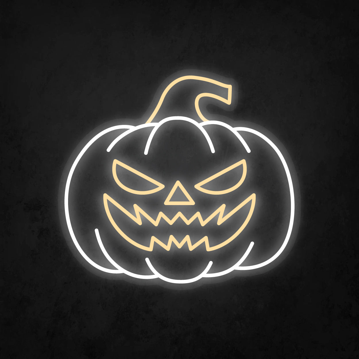 LED Neon Sign - Halloween - Pumpkin Head - Large