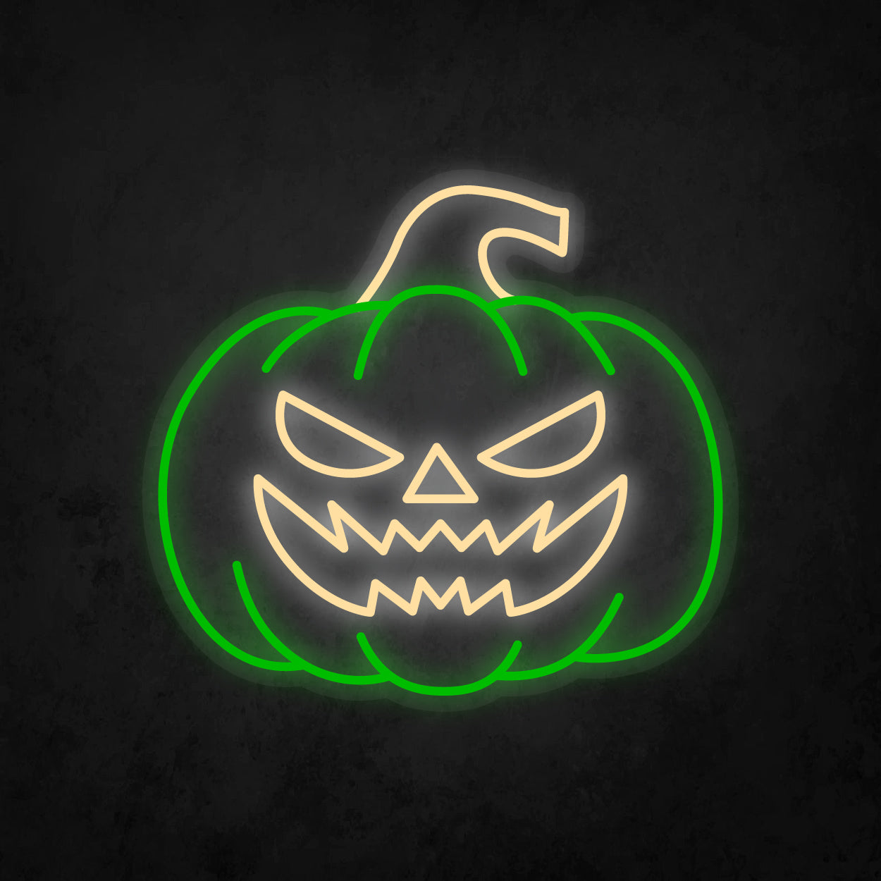 LED Neon Sign - Halloween - Pumpkin Head - Large