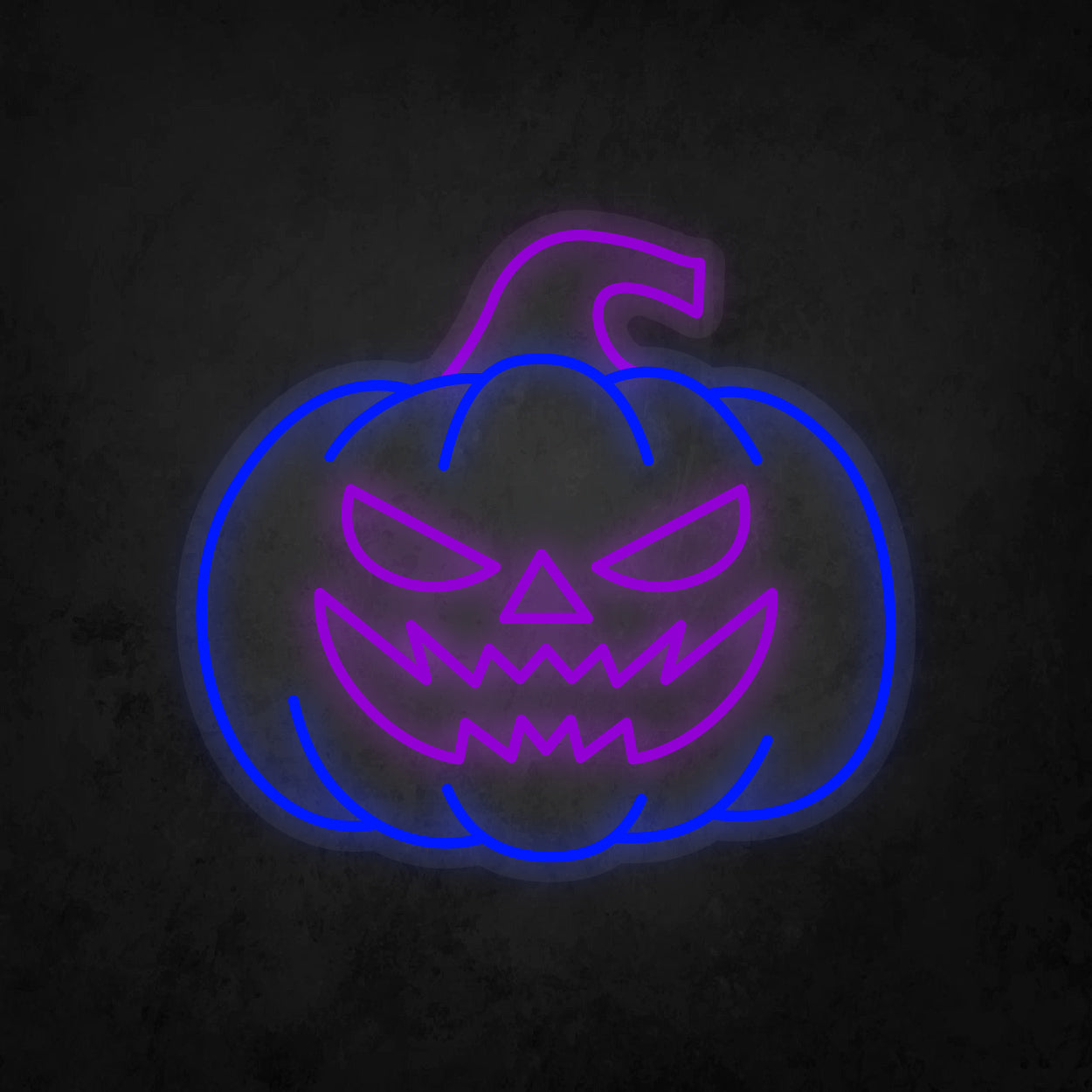 LED Neon Sign - Halloween - Pumpkin Head - Large