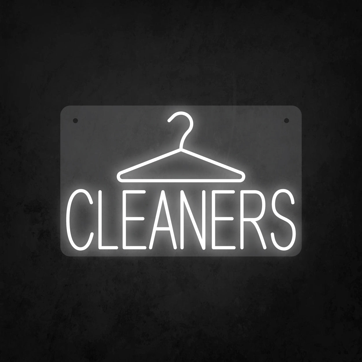LED Neon Sign - Hanger and Cleaners