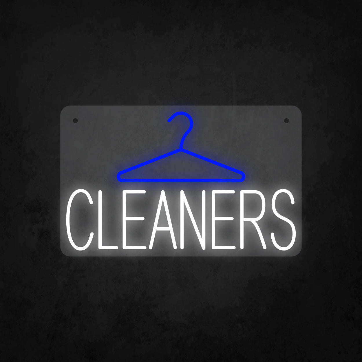 LED Neon Sign - Hanger and Cleaners