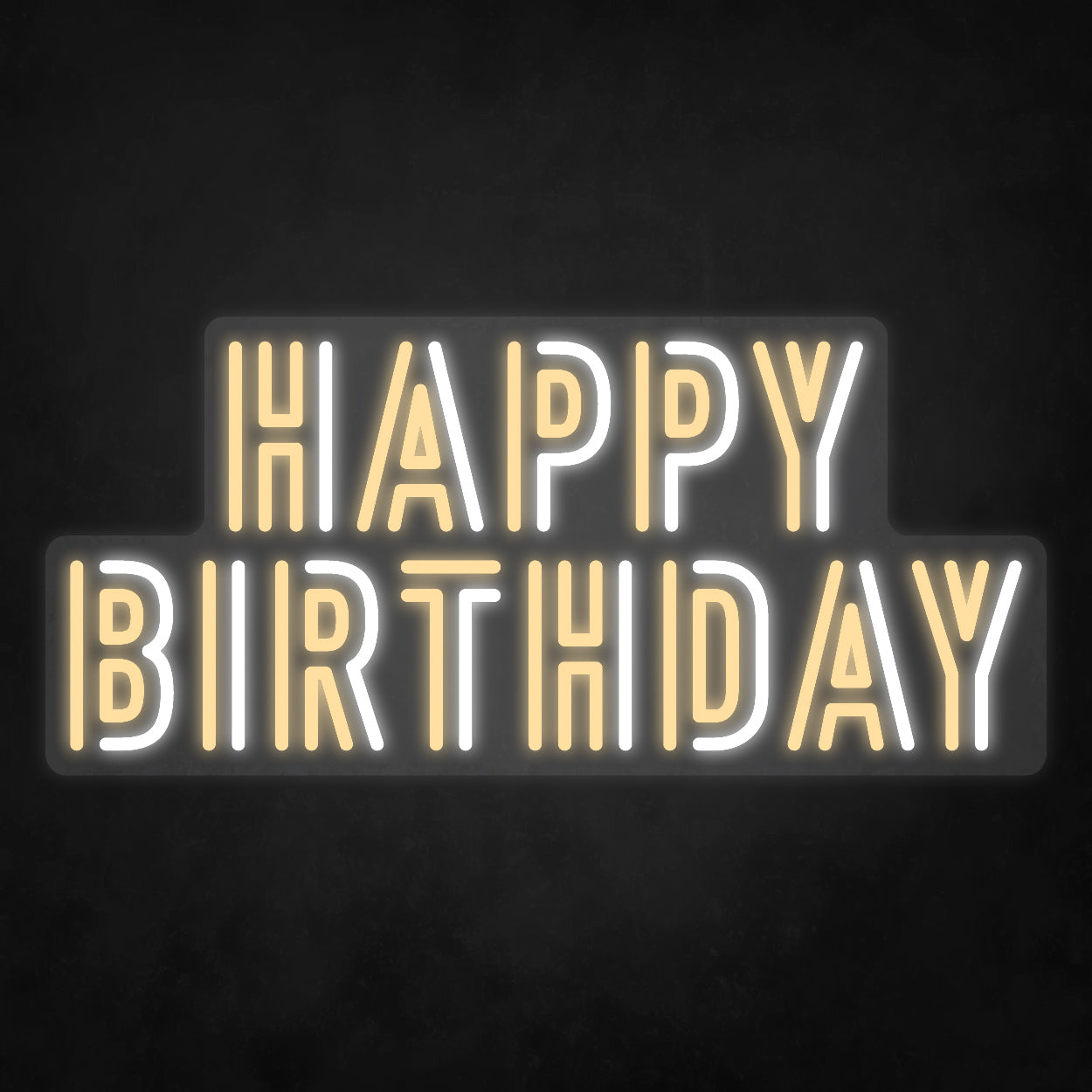 LED Neon Sign - Happy Birthday - 2 colors
