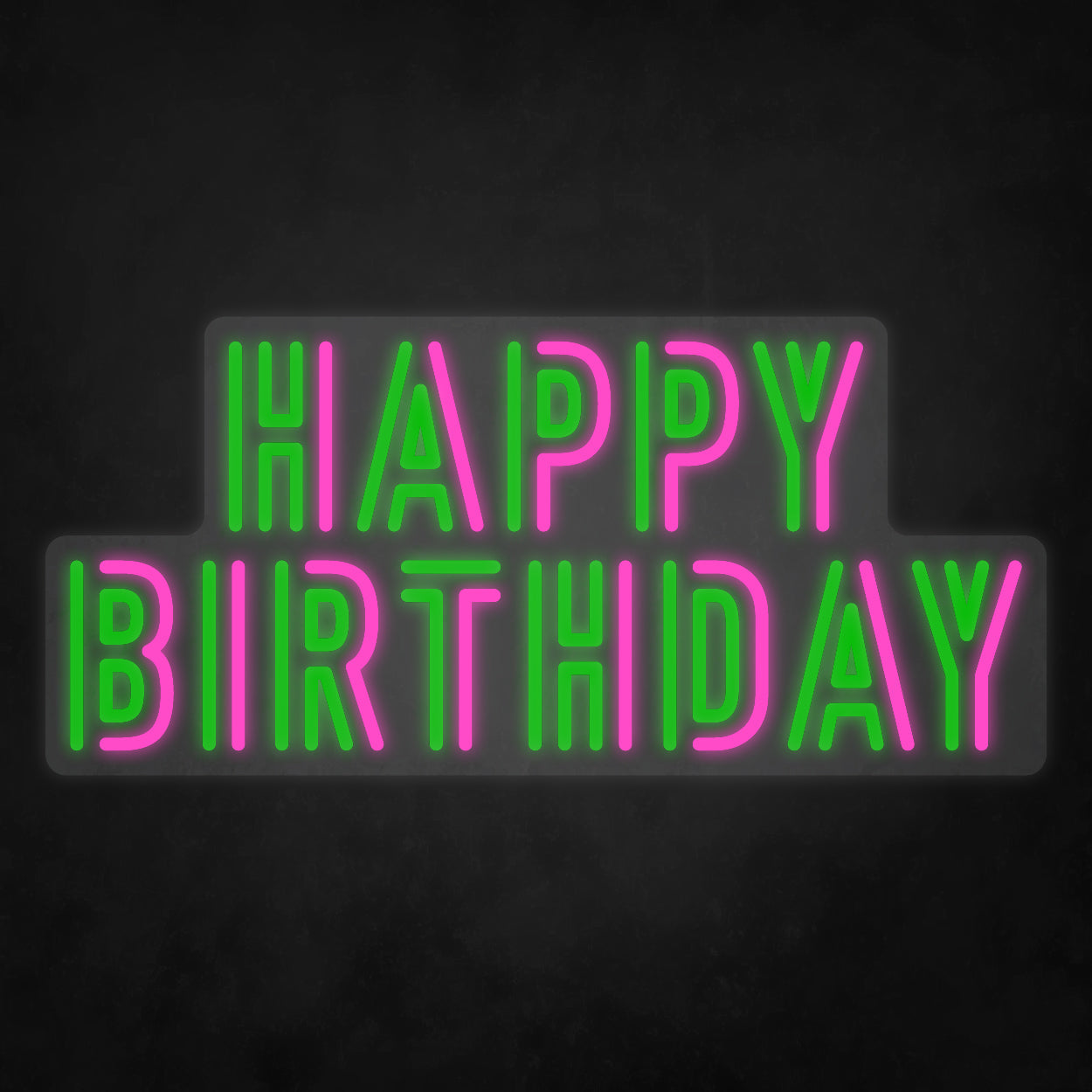 LED Neon Sign - Happy Birthday - 2 colors