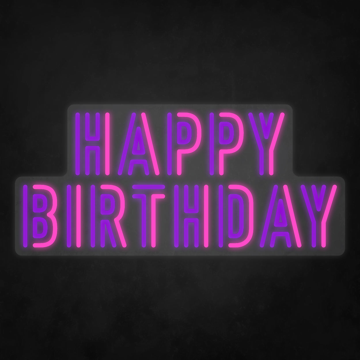 LED Neon Sign - Happy Birthday - 2 colors