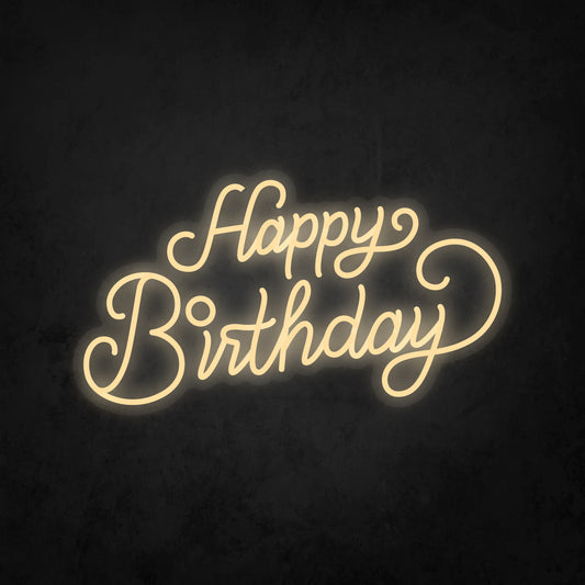 LED Neon Sign - Happy Birthday