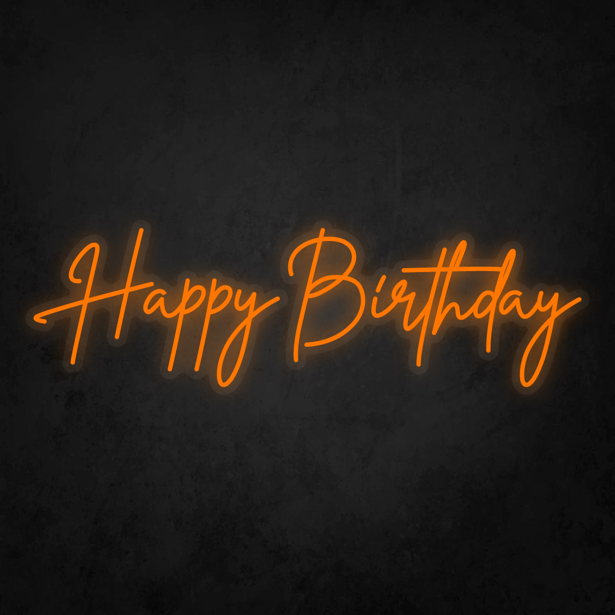 LED Neon Sign - Happy Birthday - Calligraphy