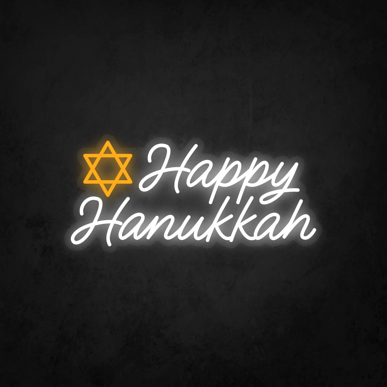 LED Neon Sign - Happy Hanukkah
