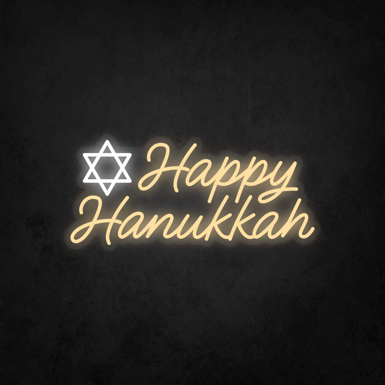 LED Neon Sign - Happy Hanukkah