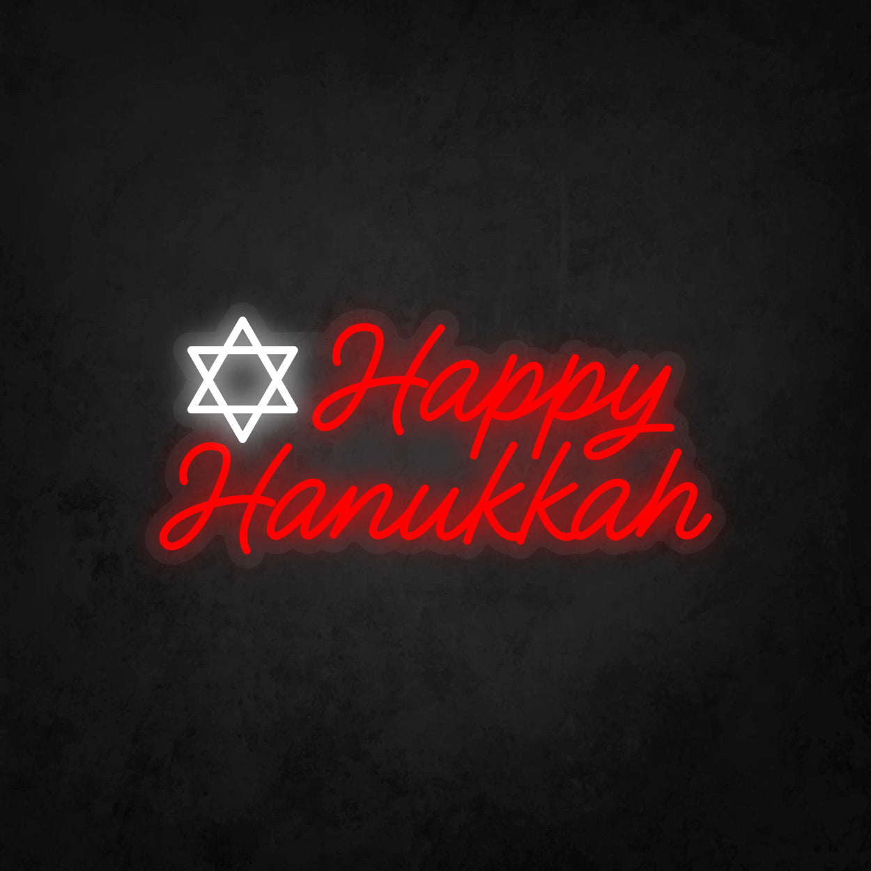 LED Neon Sign - Happy Hanukkah