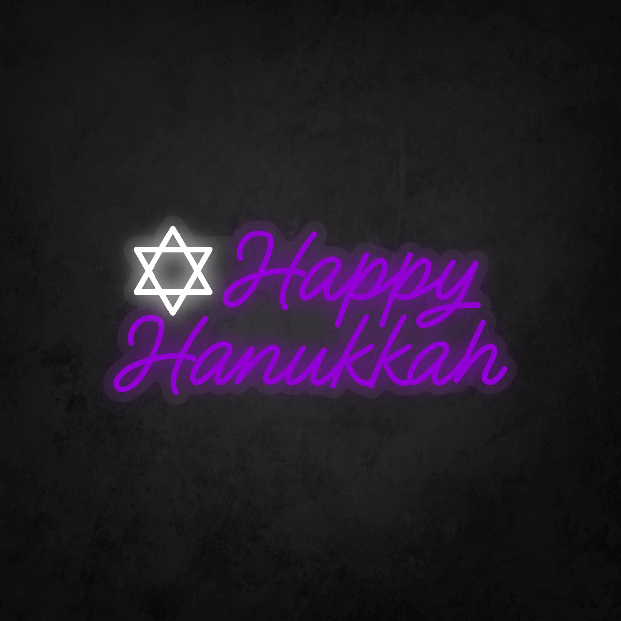 LED Neon Sign - Happy Hanukkah