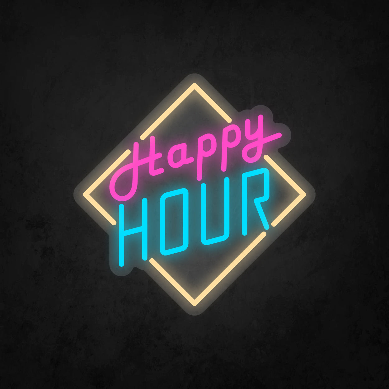 LED Neon Sign - Happy Hour