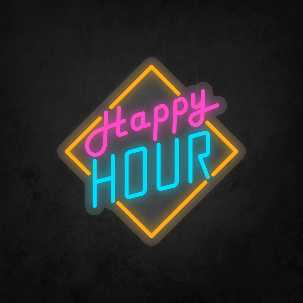 LED Neon Sign - Happy Hour