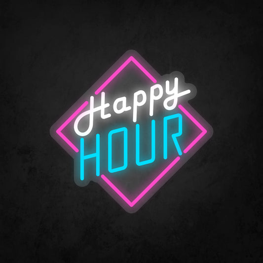 LED Neon Sign - Happy Hour