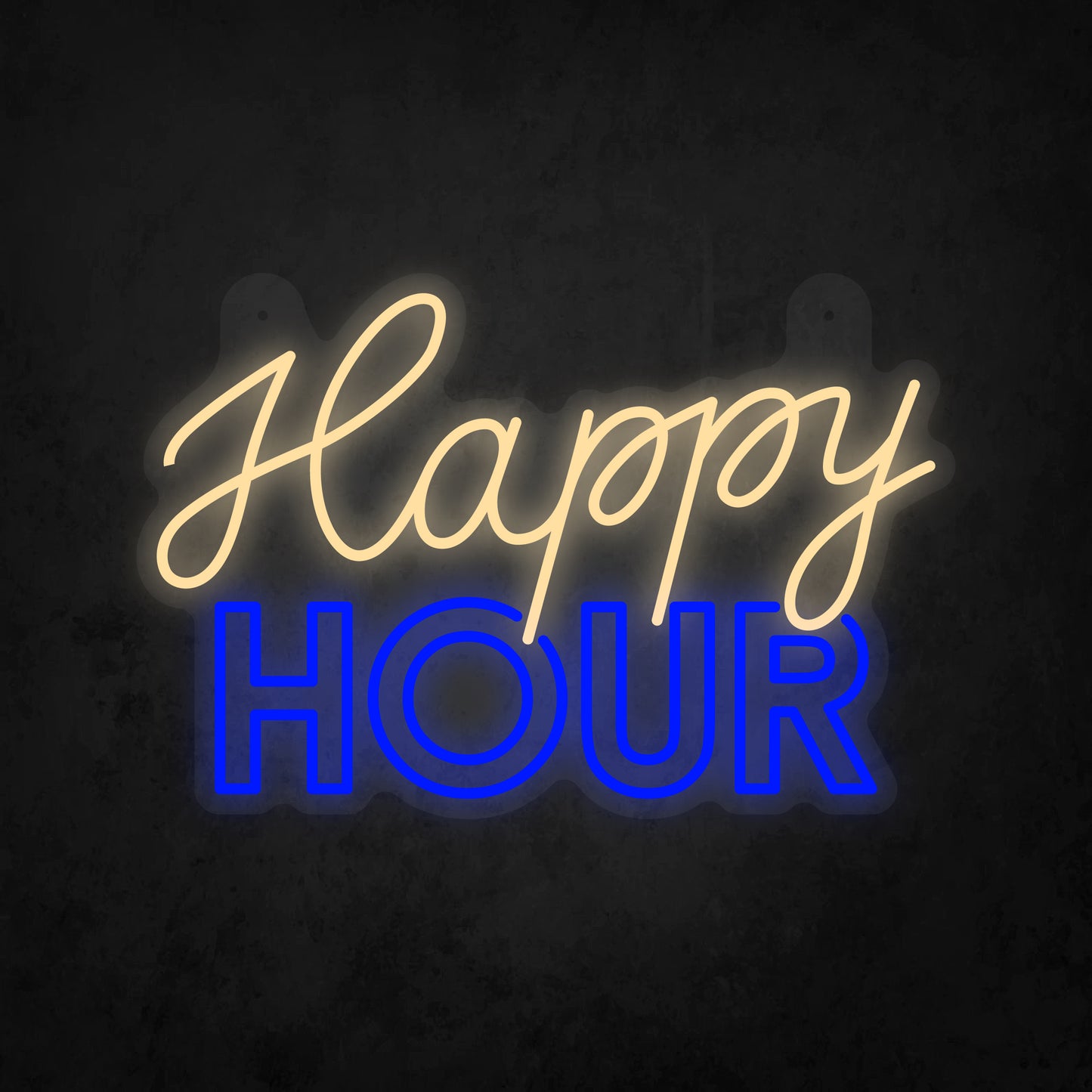 LED Neon Sign - Happy Hour Sign for Window