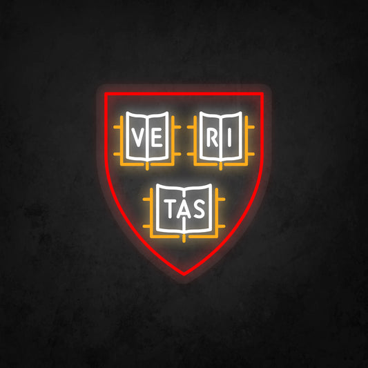 LED Neon Sign - Harvard University simply logo