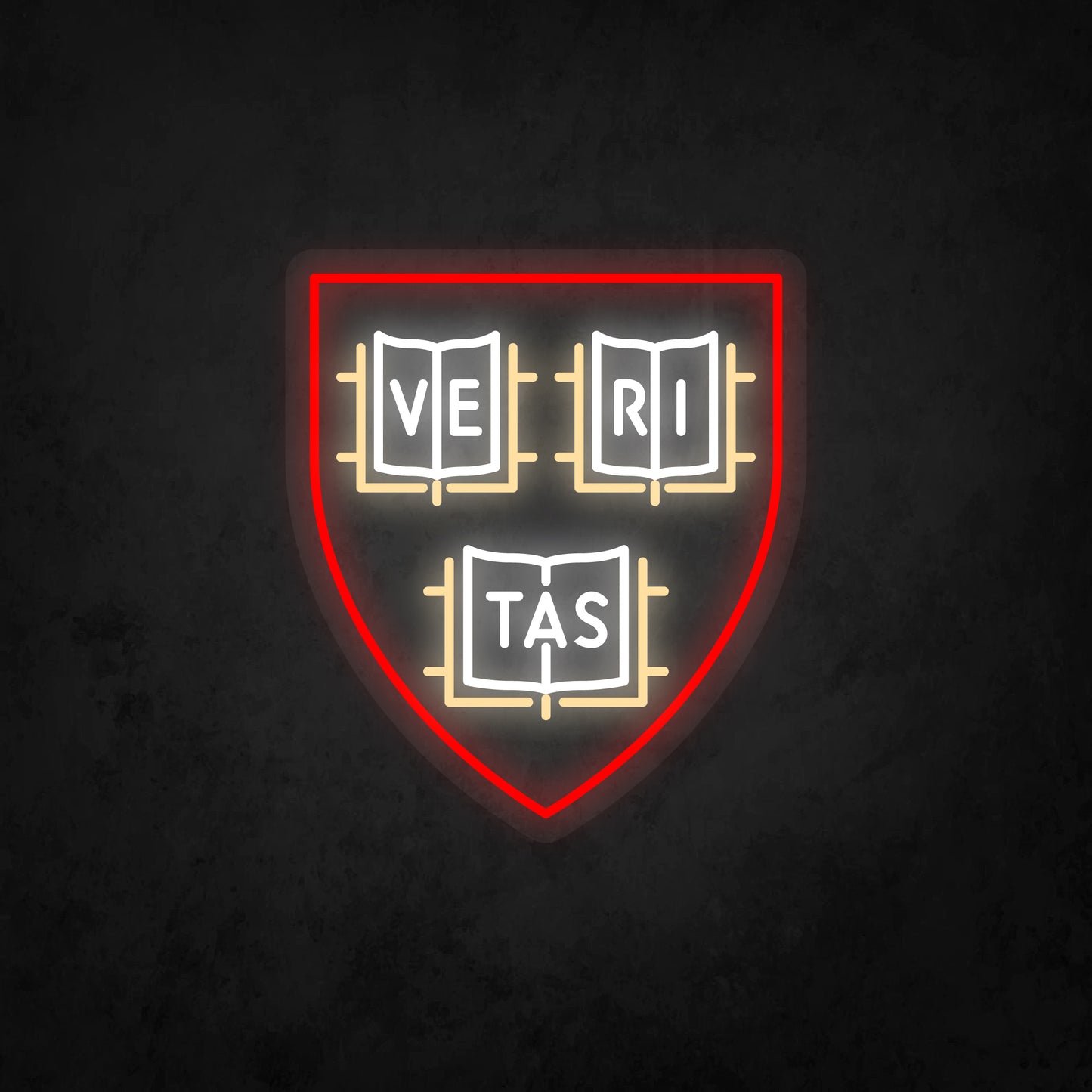 LED Neon Sign - Harvard University simply logo