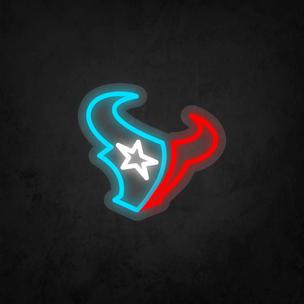 LED Neon Sign - Houston Texans - Small