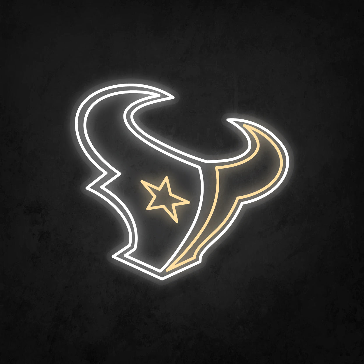 LED Neon Sign - Houston Texans Large
