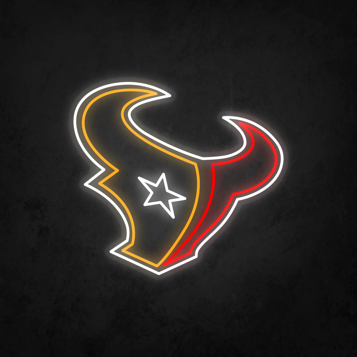 LED Neon Sign - Houston Texans Large