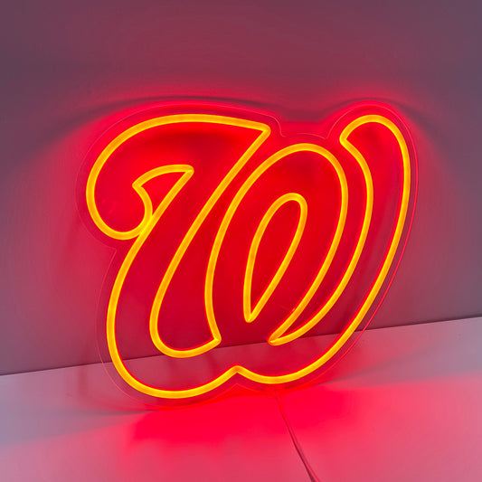LED Neon Sign - Washington Nationals - Medium