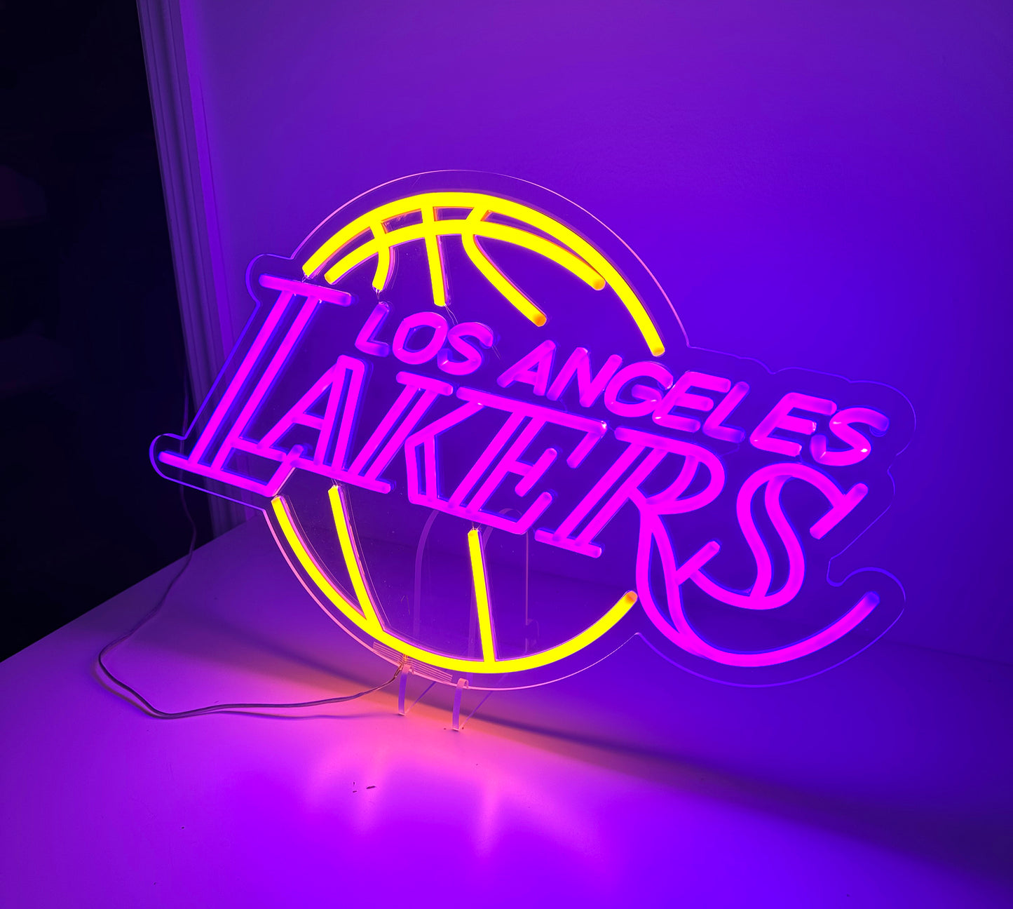 LED Neon Sign - NBA - Los Angeles Lakers