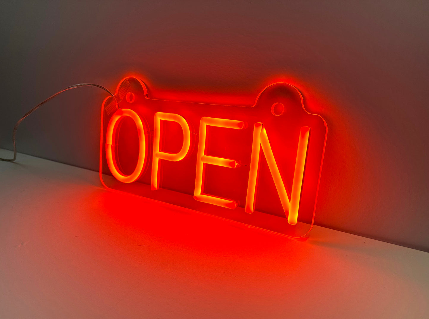 LED Neon Sign - Store Open Sign for Window