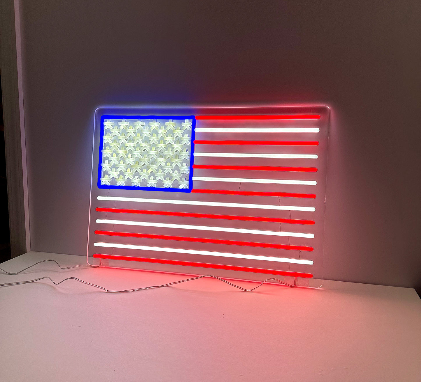 LED Neon Sign - Flag - US