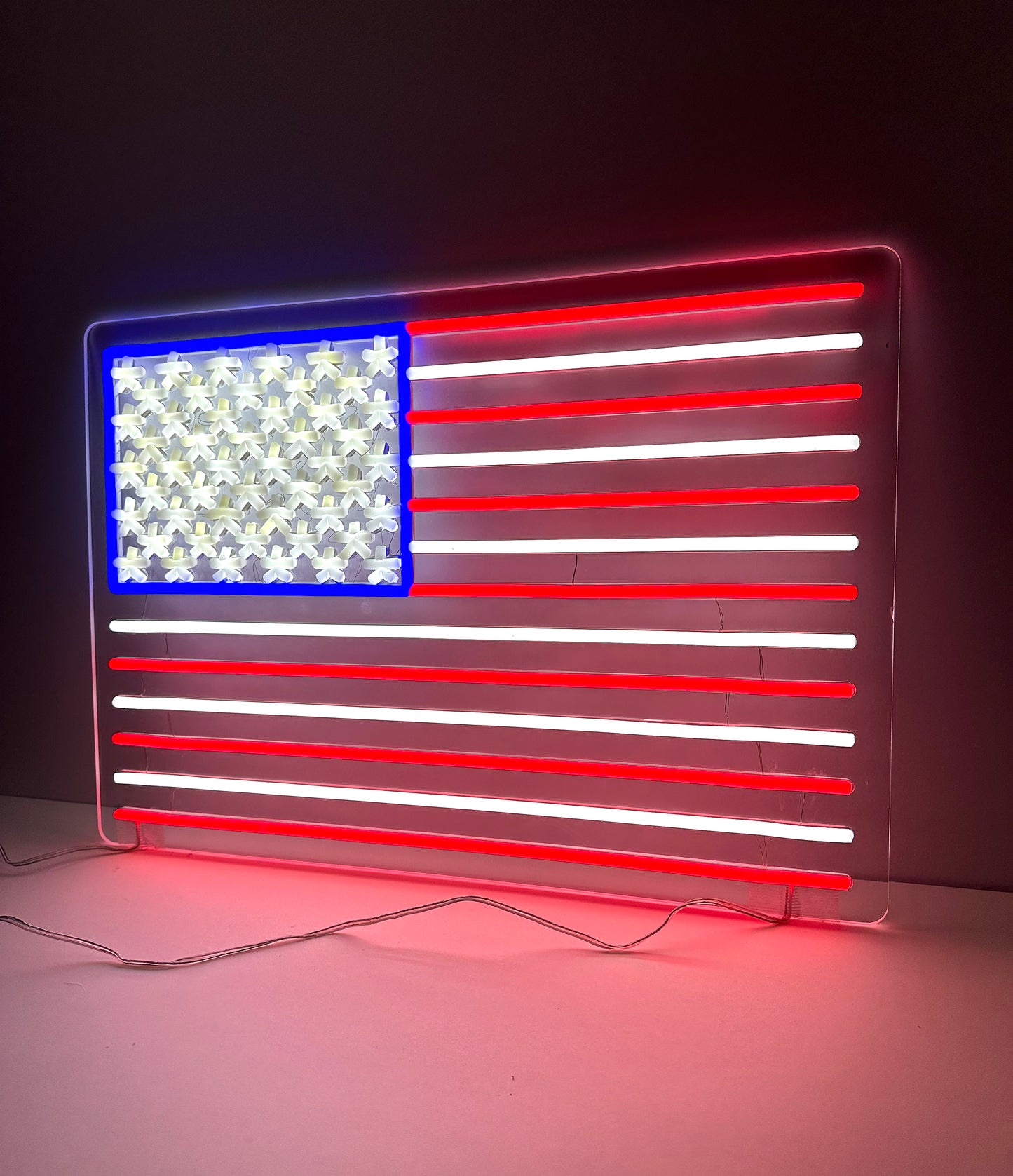 LED Neon Sign - Flag - US