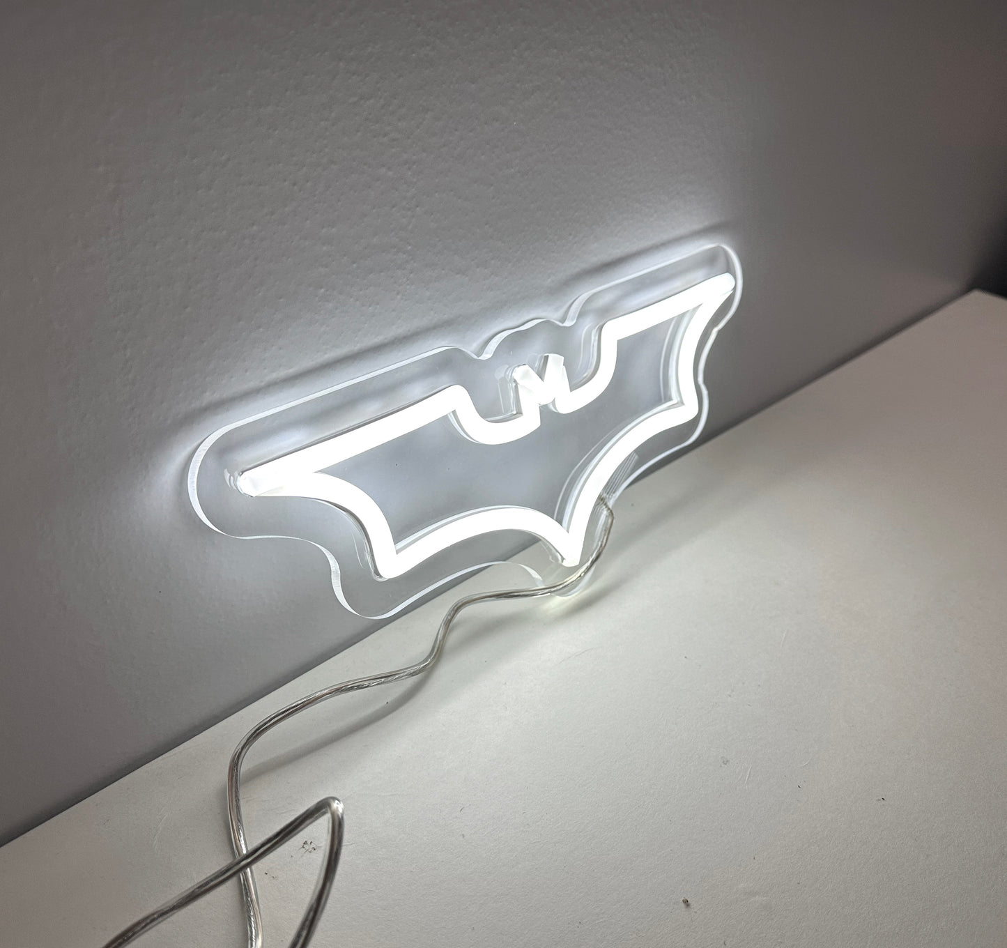 LED Neon Sign - Batman Dark Knight Emblem - Small