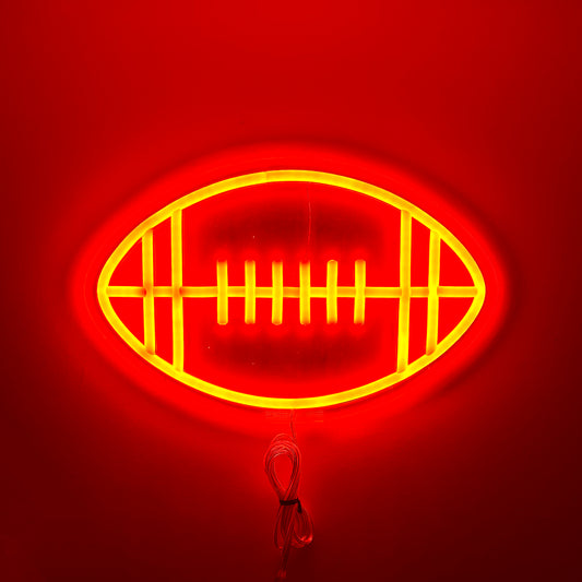 LED Neon Sign - Football Small