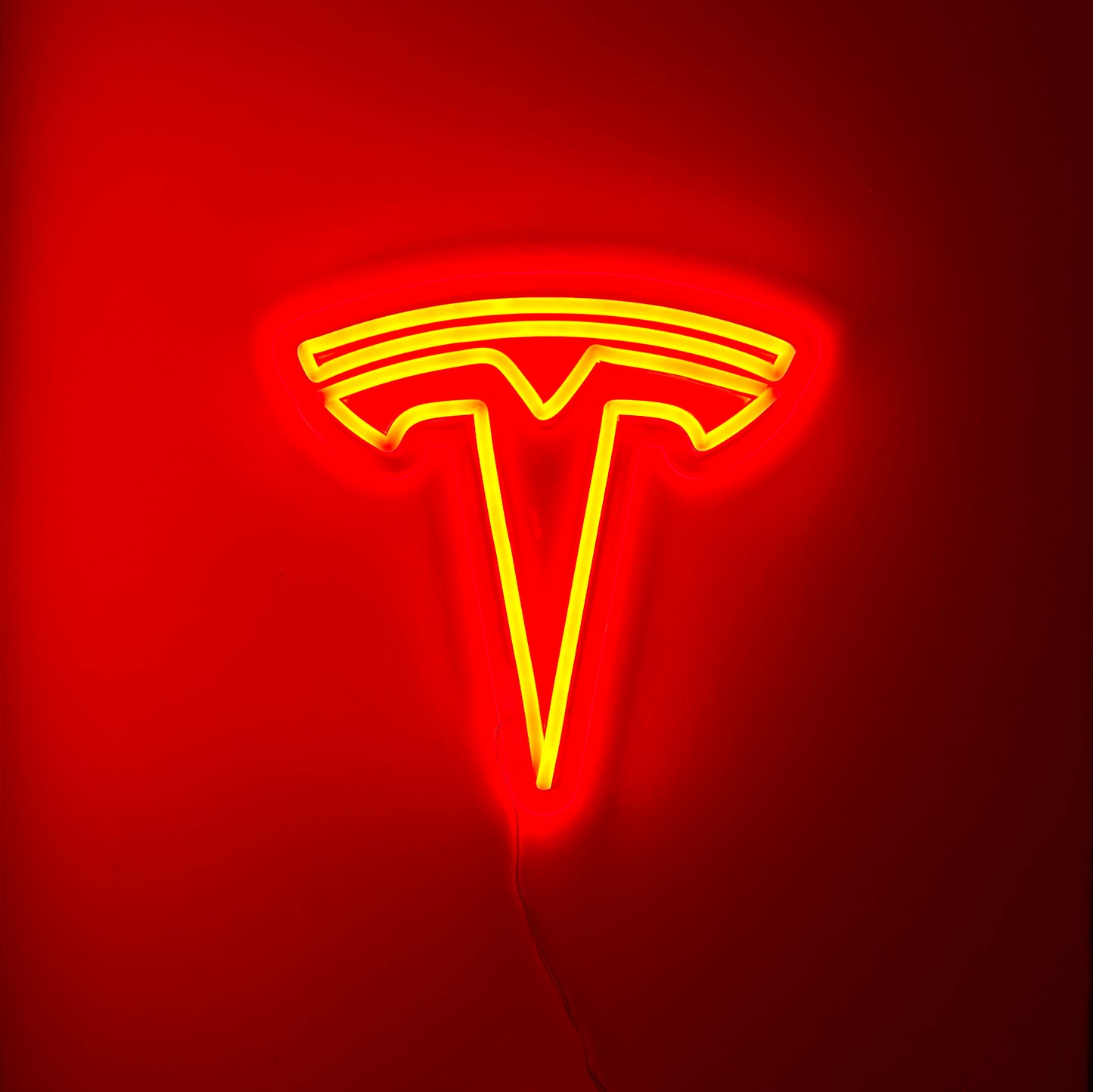 LED Neon Sign - TESLA Logo